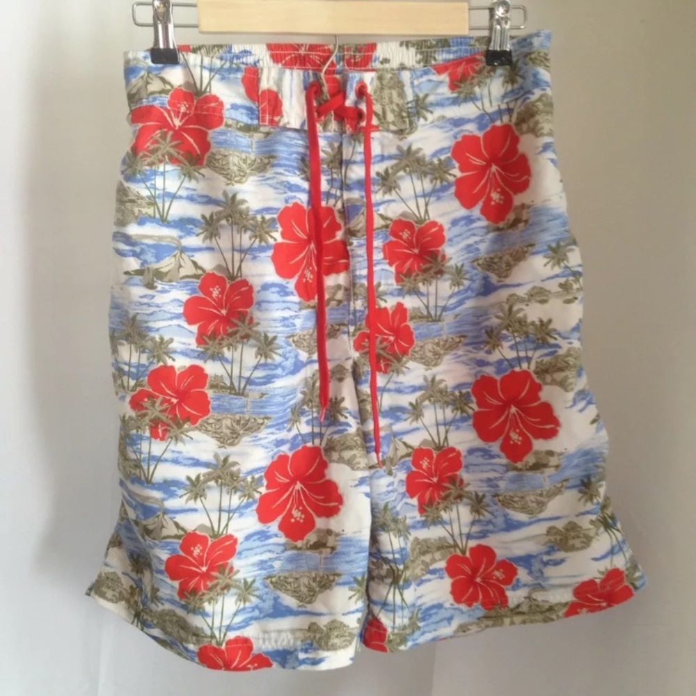 Surfwaves Hawaiian Swim Trunks